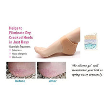 Silicone Gel Heel Pad Socks for Pain Relief