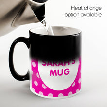 Personalised Mug - Pink Polka Dot