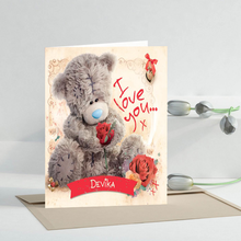 Personalised Me To You Card – Tatty Teddy I Love You