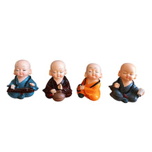 Miniature Buddha Mini Tiny Buddha Monk Statue for Home Decor and Meditation