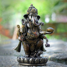 Resin Ganesh statue- 20CM Ganesha Statue, Ganpati Idol, Ganesh Figurine