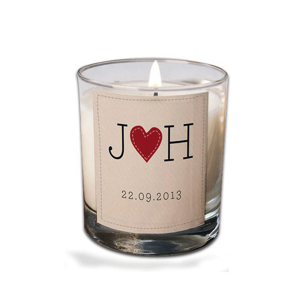 Personalized Scented Candle – Initials