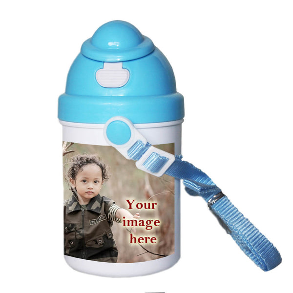 Personalized Kids Water Bottle (500ml) Blue