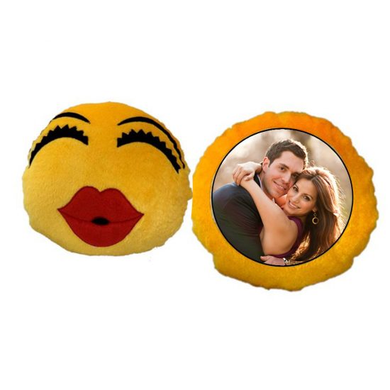 Kissing Emoji Emoticon Cushion Pillow