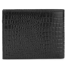 Personalised Men's Premium Croco Leather Wallet with Name & Charm - Suitable for Men