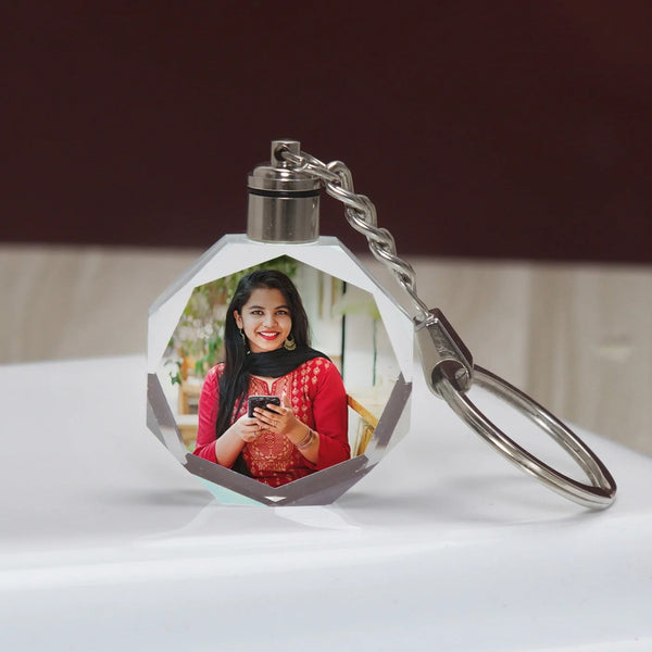 Personalised Photo LED Keychain