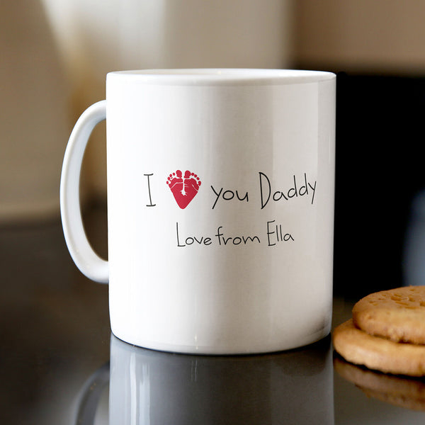 Personalised Mug - I Love You Daddy