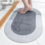 Diatomaceous Earth Bath Mat, Memory Foam Bath Mats for Bathroom