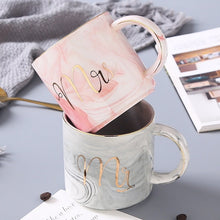 Mr & Mrs Mug Set with Lid & Spoon/Gift Set