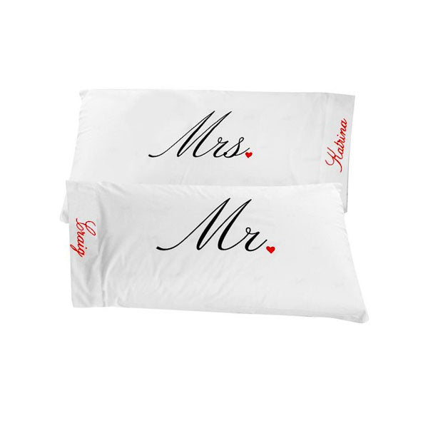 Personalized Pillowcase – Mr & Mrs