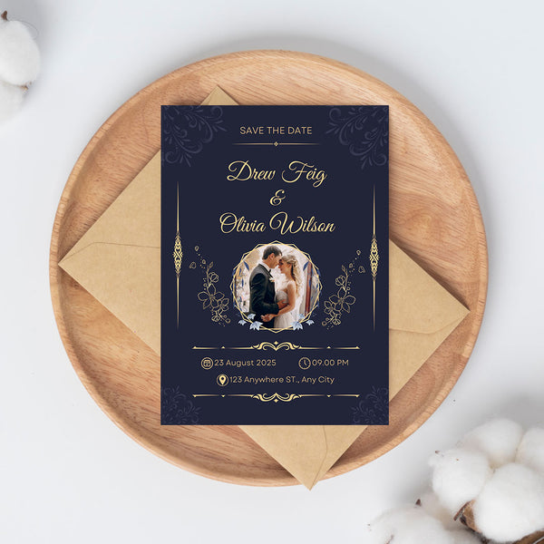 Personalised Greeting Card - Save The Date