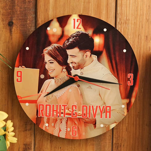 Personalized Couple Wall Clock