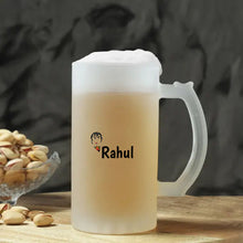 Personalised Frosted Beer Mug - Mogambo khus Hua