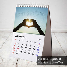 Personalized calendar – I Love You