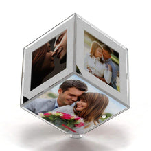 Personalized LED Photo Rotating Cube Frame