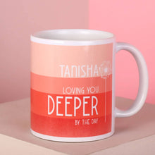 Personalized Loving You Deeper Mug