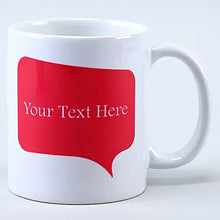 Personalized Message White Mug Hand Delivery