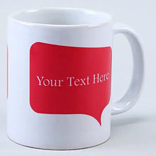 Personalized Message White Mug Hand Delivery