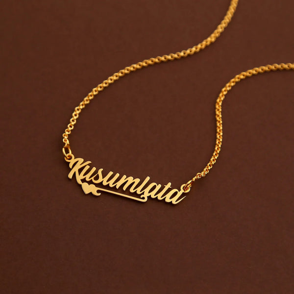 Personalized Underlined Name Necklace