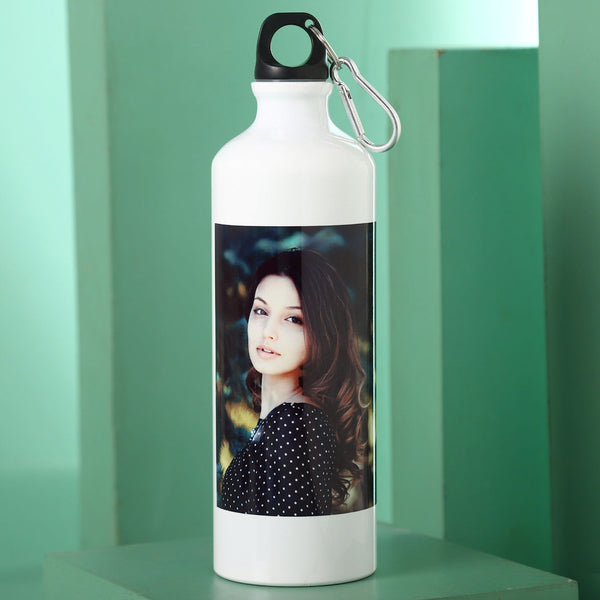 Personalized Water Bottle For Her - Photo Uploaded