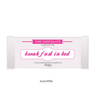 Personalized Chocolate Bar – Breakfast in Bed