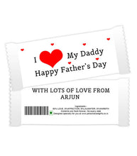 Personalized Chocolate Bar – I Love Daddy