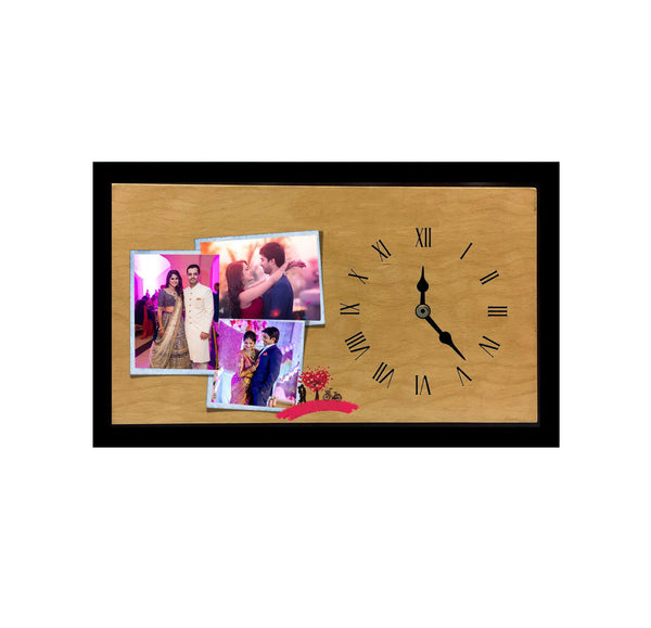 Personalized Photo Upload wooden Clock (8×12)