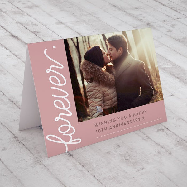 Personalised Photo Upload Card - Forever