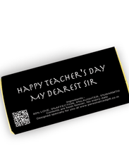 Personalized Chocolate Bar – Subject For Teacher’s