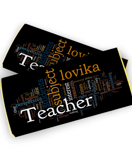 Personalized Chocolate Bar – Subject For Teacher’s