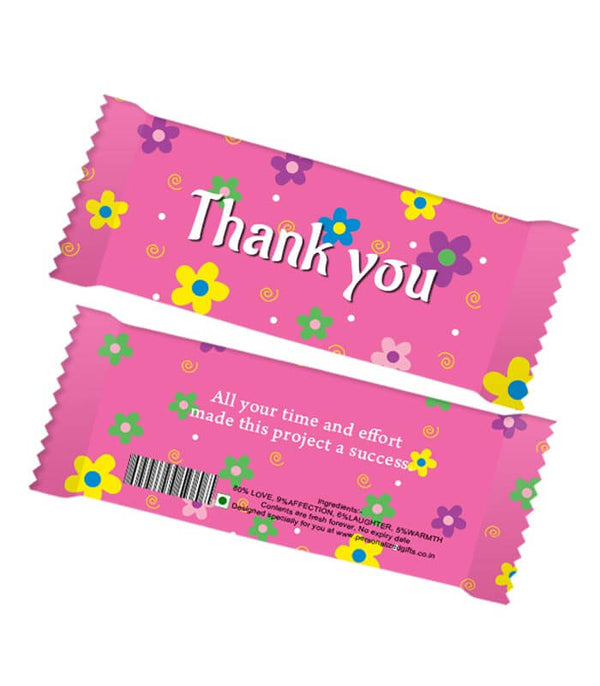 Personalized Chocolate Bar – Say Thank You