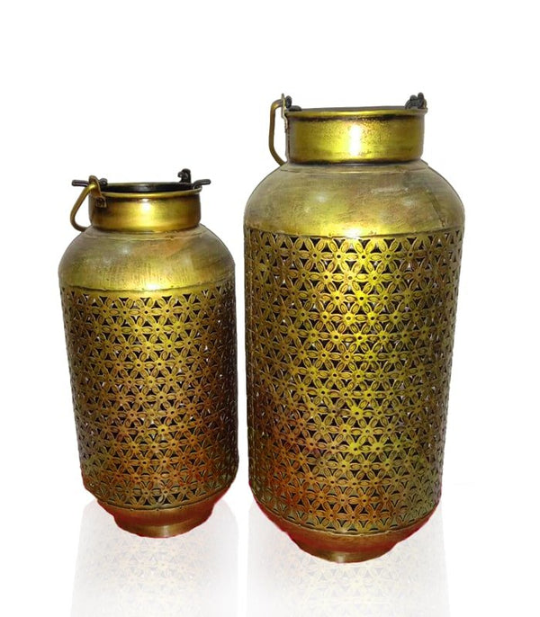Metal Burning T-Light Holder