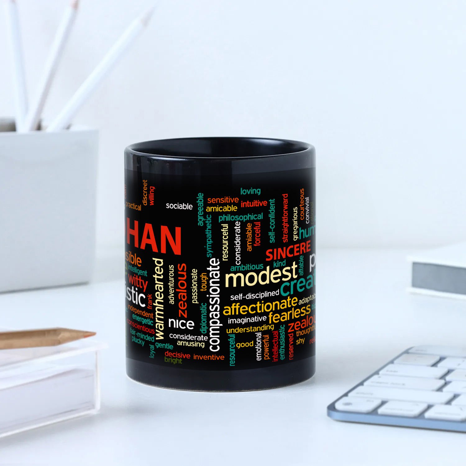 Buy/Send Full Of Qualities N Personalised Mug Online- FNP thumbnail 3