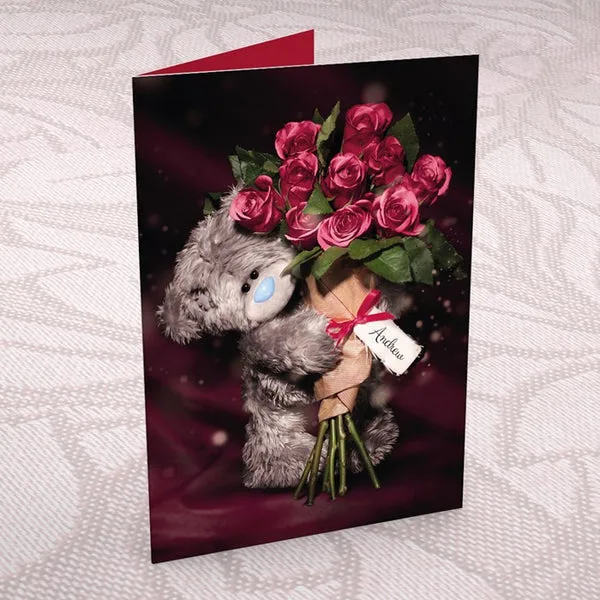 Personalised Me to You Card - Flowers thumbnail 1