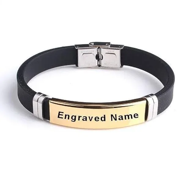 Personalized Gold Bracelet with Custom Name – Stylish Unisex Gift thumbnail 2