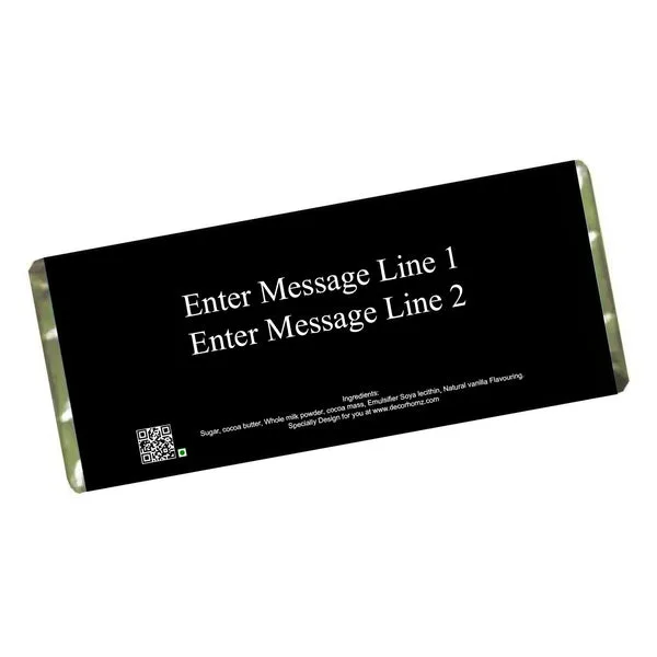 Personalised Chocolate Bar - Happy Birthday thumbnail 2