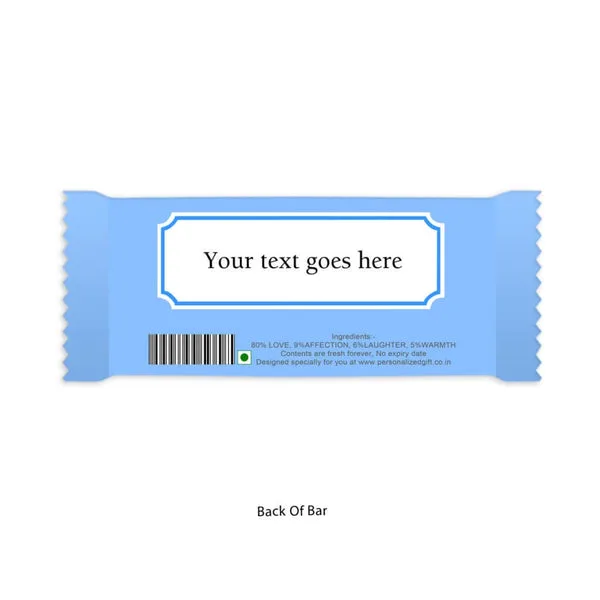 Personalized Thank You Dad Chocolate Bar with Custom Backside Message | Unique Father Gift thumbnail 2