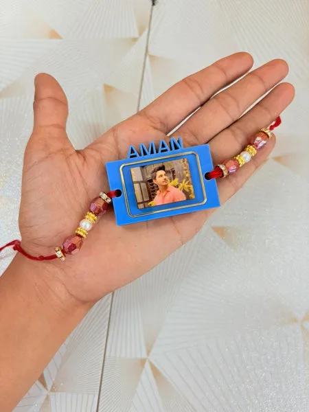 🌈 Rakhi Variant 89 – Dual Layer Photo Rakhi | Custom Picture Rakhi thumbnail 2