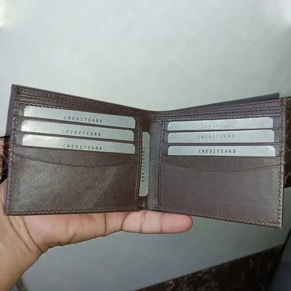 Black Luxury Soft Quality Genuine Leather Wallet Purse thumbnail 3