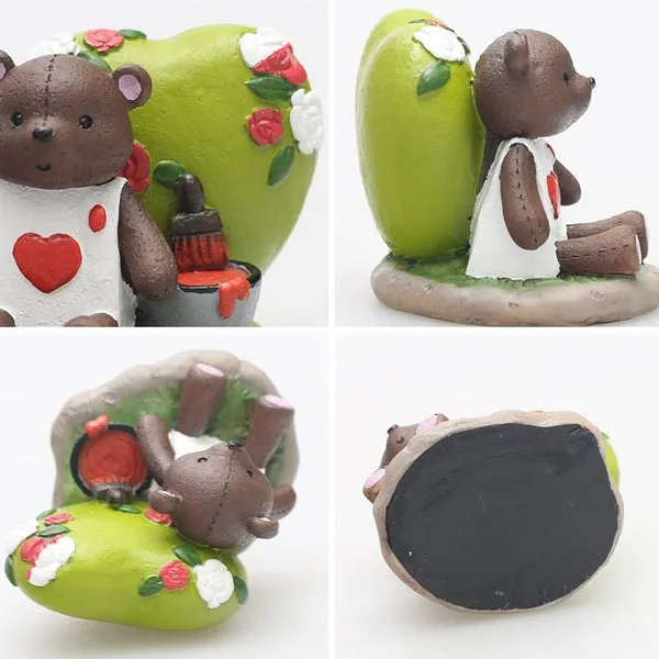 Resin Cute Teddy showpiece for Home Decor/Gift Item/Office Decor thumbnail 2