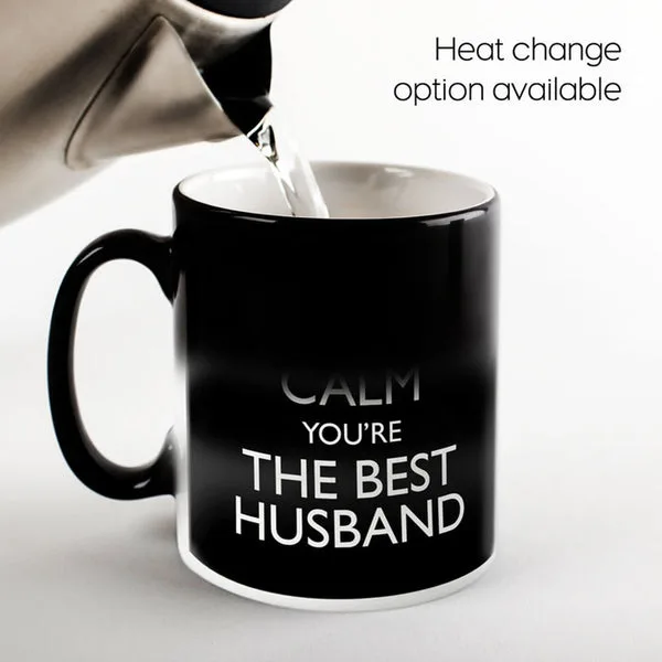 Personalised Mug - Keep Calm You're The Best Husband thumbnail 3