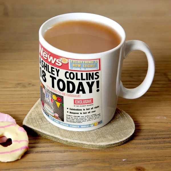Personalised Mug - 18th Birthday News thumbnail 2