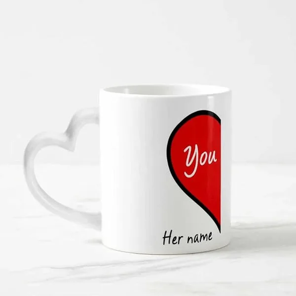 You Complete Me – Personalized Name Printed Couple Mug Set (Set of 2) thumbnail 3