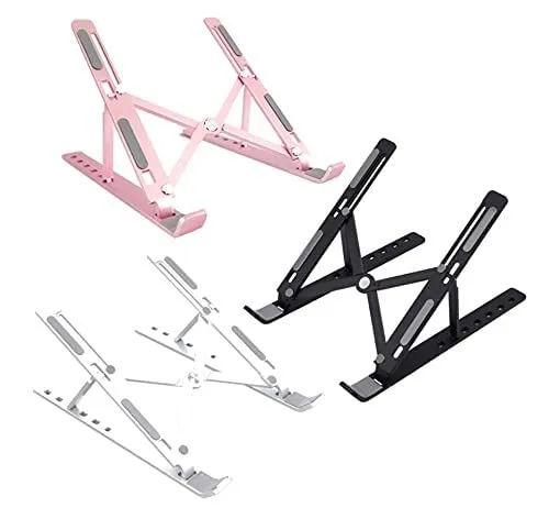 Adjustable Laptop Stand Desk: Portable Ergonomic Notebook Holder thumbnail 4