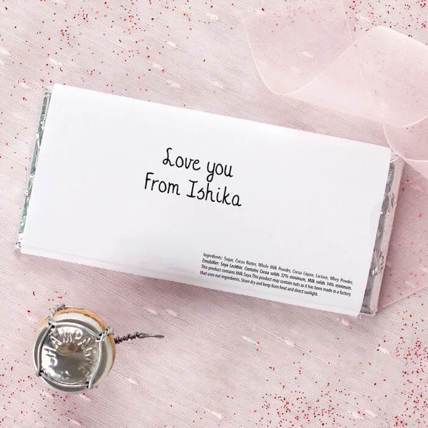 Personalised Chocolate Bar - I Heart You thumbnail 5