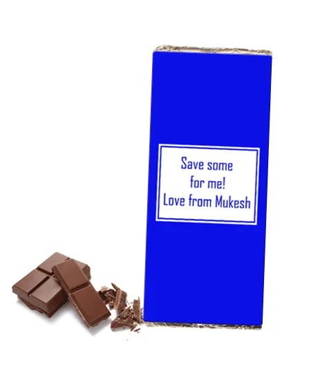 Personalized Chocolate Bar – World’s Greatest Boyfriend thumbnail 3