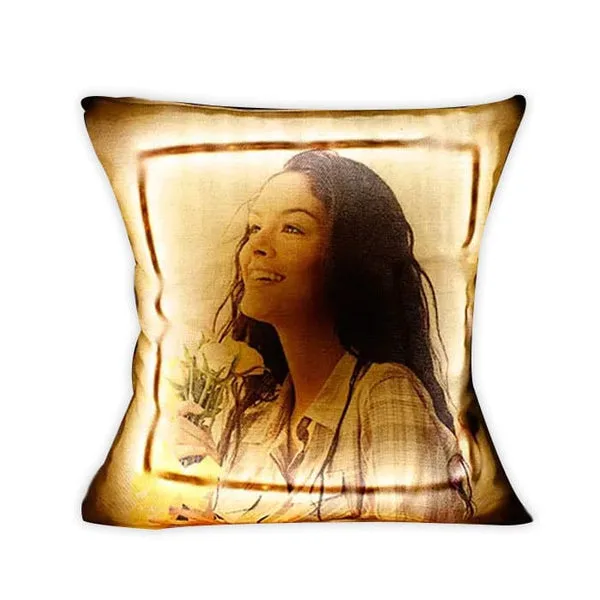 Personalized Photo Uploaded LED Cushion