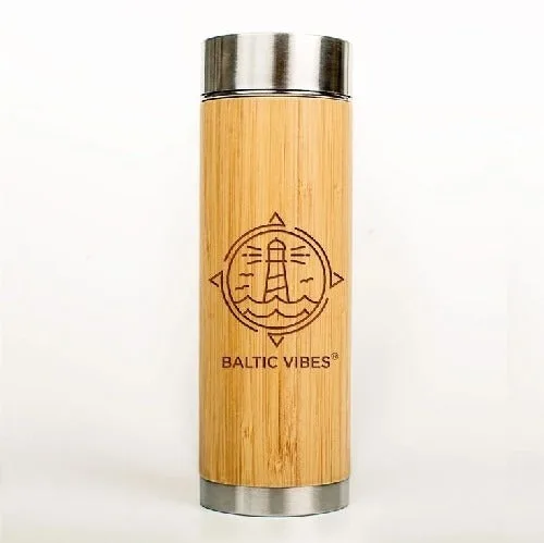 Personalized Wooden Water Bottle with Your Name thumbnail 2