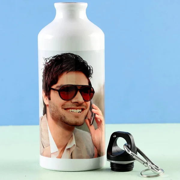 Personalized Photo Water Bottle for Him thumbnail 1