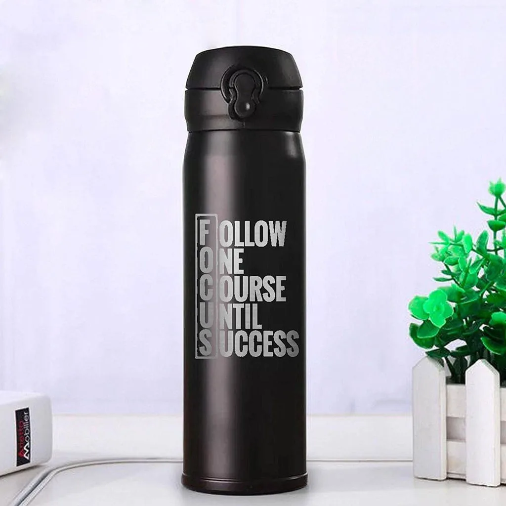 Follow one Course Until Success Insulated Vacuum Flask thumbnail 3